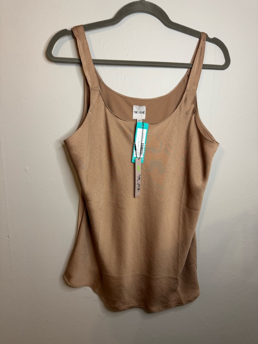 NIC+ZOE Camel Scoop Neck Camisole